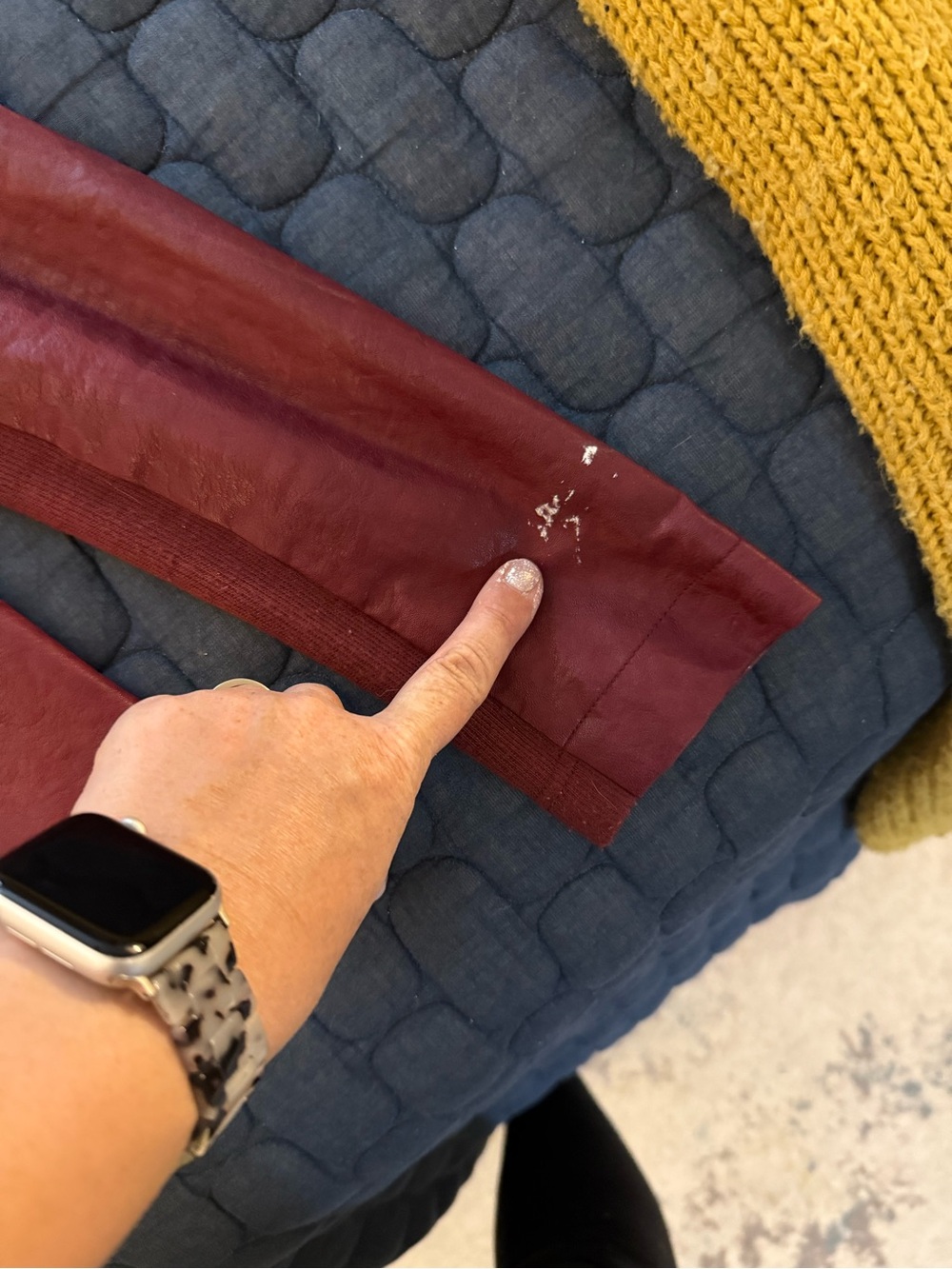 Anthropologie Petula faux leather jacket— size S - Picture 6 of 6